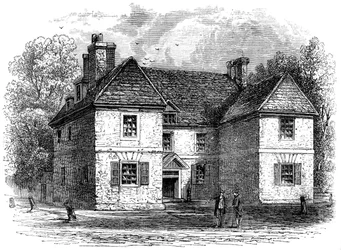 William Penns House, Philadelphia, Pennsylvania, 17. század vége – 18. század eleje c1880