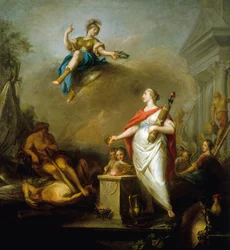 Az 1789-es, 1796-os forradalom allegóriája.