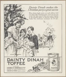 Finom Dinah Toffee, az 1920-as évek körül
