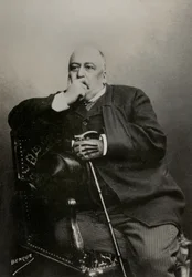 William Busnach író portréja (fotó)