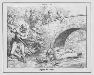 Bernauer Ágnes, III. Albert bajor herceg szeretőjének halála