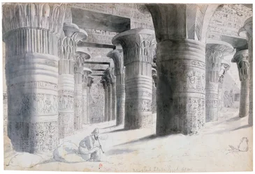"Portico of Esuch, Egyiptom", 1822