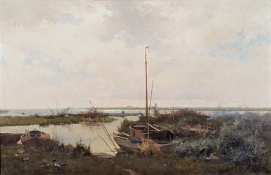 Folyói táj, 1882.