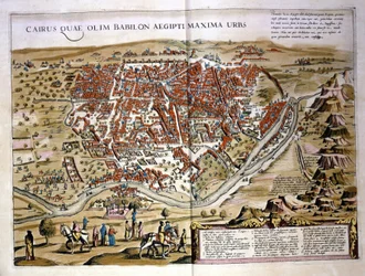 Kairó. Wilhelm Blaeu atlasza, Amszterdam 1630.