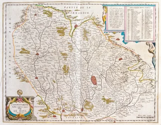 Maine, a Willem Blaeu által készített "Theatrum Orbis Terrarum, sive Atlas Novus"-ban, Amszterdam, Amszterdam