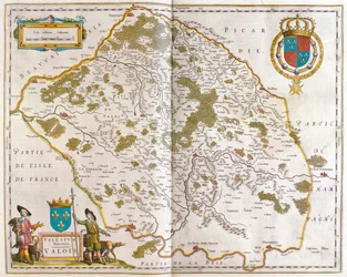Valois, a Willem Blaeu által készített "Theatrum Orbis Terrarum, sive Atlas Novus"-ban, Amszterdam, Amszterdam