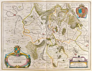 lorraine, a Willem Blaeu által készített "Theatrum Orbis Terrarum, sive Atlas Novus"-ban, Amszterdam, Amszterdam