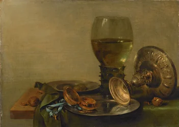 Csendélet egy ezüst Tazza