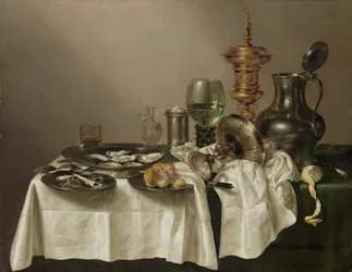 Csendélet aranyozott csészével, 1635