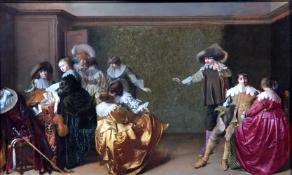 Musical Party, 1620-35 körül (olaj, tölgyfa tábla)