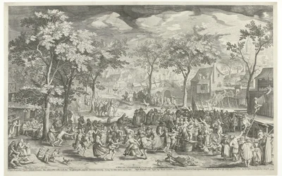 Városi vásár, kb. 1610