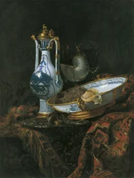 Csendélet nautiluszkelyhekkel