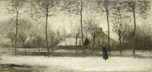 Téli táj, 1875 körül (olaj, vászon)