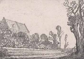 A lépcsős oromzatú ház, Verscheyden Landtschapjes Various Little Lands..., kb. 1616.