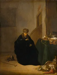 Az arany mérleg, 1635-1640 körül (olaj a panelen)