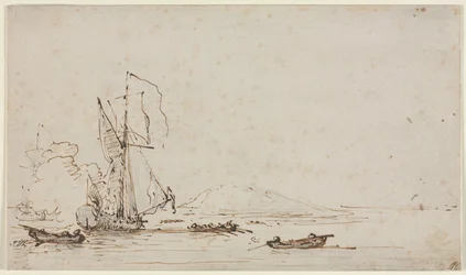 Yacht fogadó üdvözlet, c. 1700.