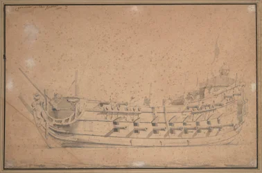 A "Játékdíj", 1689 körül (grafit, szürke mosás)