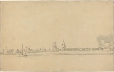 Kilátás egy holland városra (Delft?)