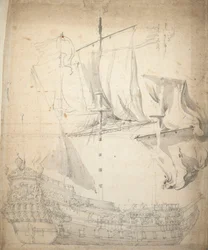 A "Kampveere" () portréja, 1664 körül (offset, grafit, szürke tus)