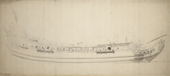 A "Saudadoes" portréja, 1676 körül (grafit, szürke mosás)