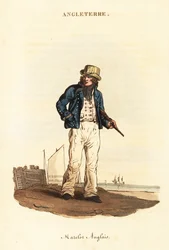 Brit tengerész Lord Nelson haditengerészetében