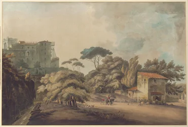 Vatikán, Róma (ceruza és w/c papíron)