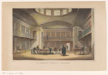 Bibliotheek van Plymouth Plymouth Public Library (cím az objektumon)