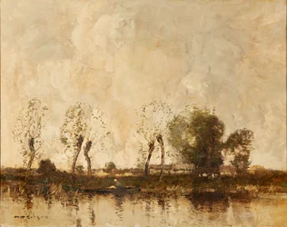 A holland vízi út (olaj, vászon)