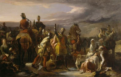 Heroism and Humanity, c.1840 (oil on canvas)