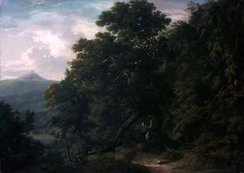 Powerscourt Demesne látképe (olaj, vászon)