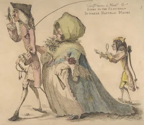 Long Thomas és Mad-le G-d természetes maszkjukban a Pantheonba megy, 1773. május 1.