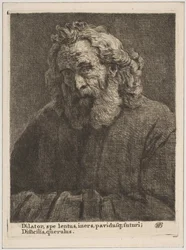 Öreg ember hosszú szakállal, 1761.