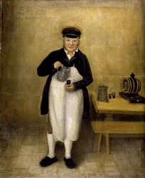 A chatsworthi pincemester portréja, 1835 körül (olaj a fedélzeten)