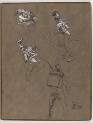Tanulmányok az olajfestményhez, ?A zászló: Albuhera, 1811. május 16.?