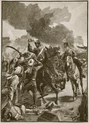 Thackwell Sobraonban, 1846, illusztráció a 