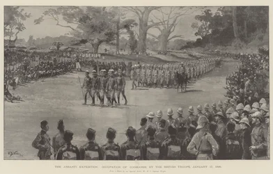Az Ashanti-expedíció, Coomassie megszállása a brit csapatok által, 1896. január 17.