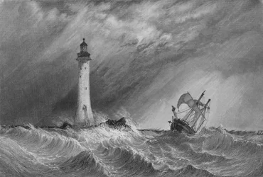 Eddystone világítóház, 1836