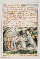 Impulzus, nem szabályokból..., illusztráció és szöveg a "A menny és a pokol házassága" című filmből, 1790-3.