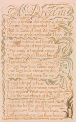 Songs of Inocence, Plate 4, Egy álom (Bentley 26)