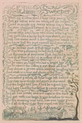 Songs of Inocence and of Experience, 10. tábla, "A kéményseprő" (Bentley 12)