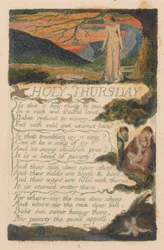 Songs of Inocence and of Experience, 38. tábla, "Holy Thursday" (Bentley 33)