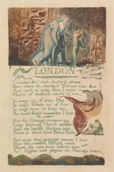 Songs of Inocence and of Experience, 39. tábla, "London" (Bentley 46)