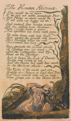 Songs of Inocence and of Experience, 46. tábla, "The Human Abstract" (Bentley 47)