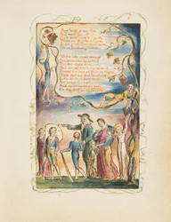 Songs of Inocence and of Experience: The Ecchoing Green második lemez, kb. 1825.