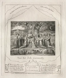 Jób könyve: Pl. 1, Így tett Jób folyamatosan, 1825.