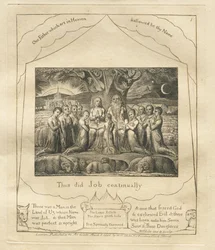 Jób könyve: Pl. 1, Így tett Jób folyamatosan, 1825.