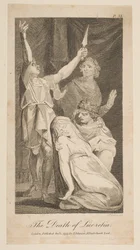 Lucretia halála, Allens Új és pártatlan római történelemből, 1797.
