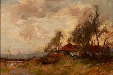 Farm Steading (olaj, vászon)