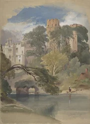 Caesar-torony, Warwick kastély, kb. 1850.