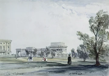 A Hyde Park bejárata a Hyde Park Cornernél